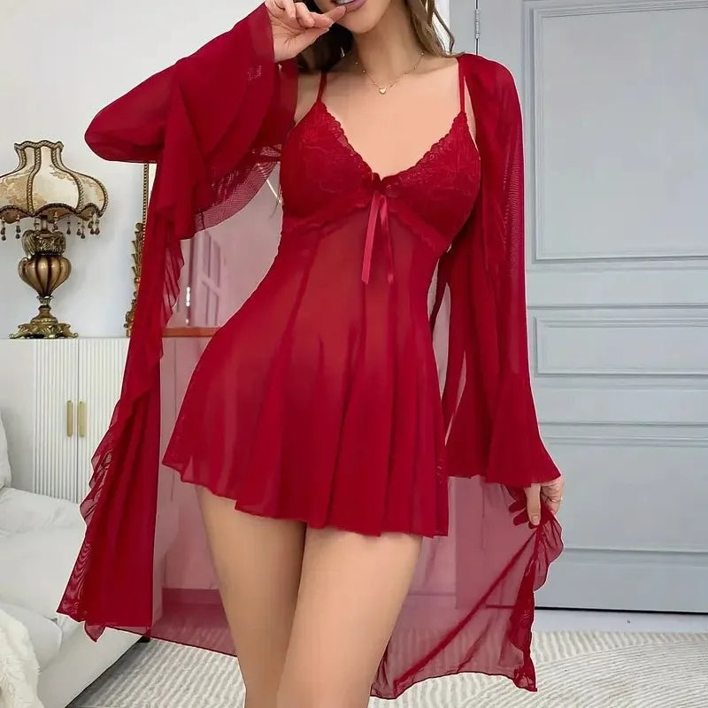 Crimson Vice Nightdress
