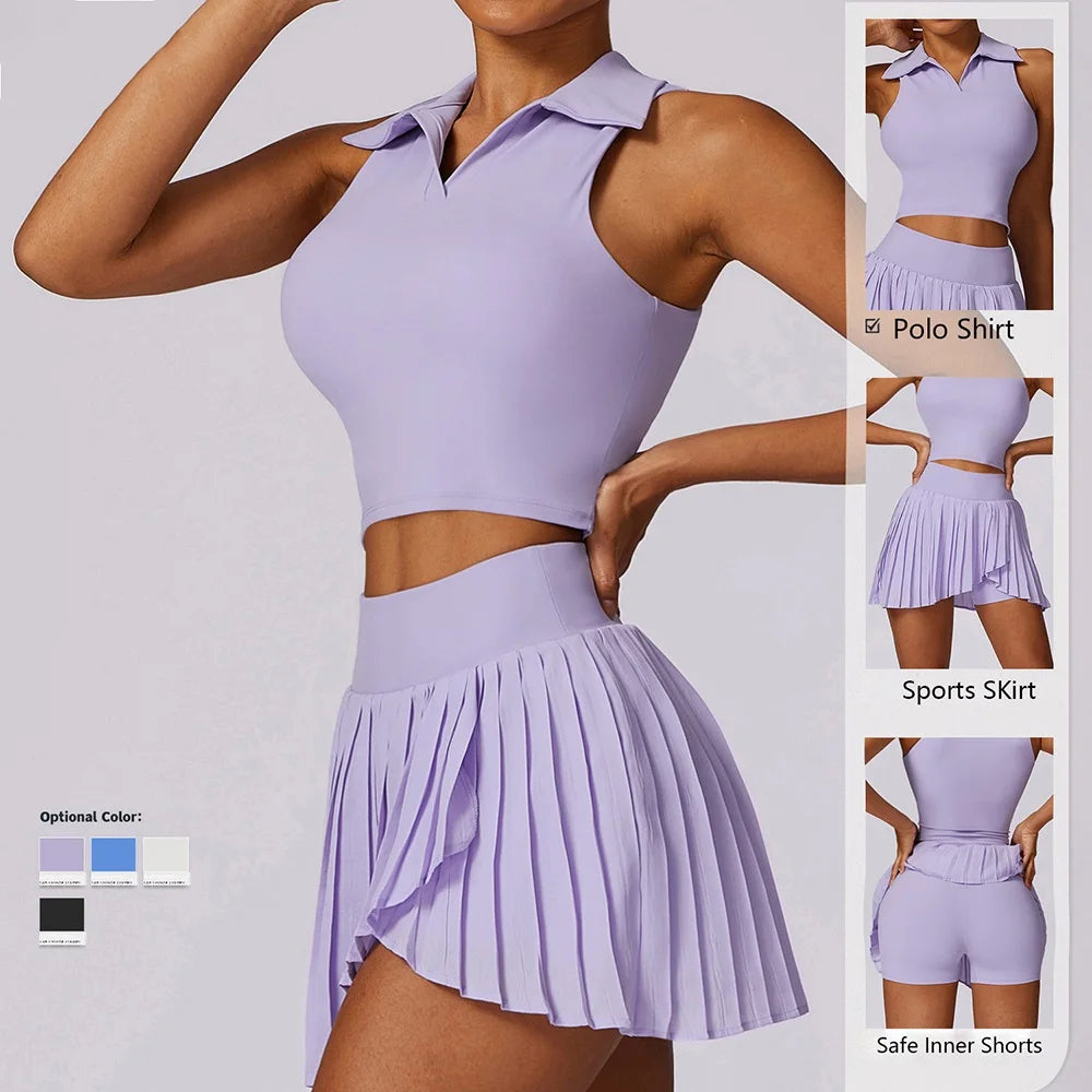 Court Charm Two-piece Tennis Set